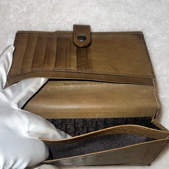 Christian Dior Gaucho Saddle Long Wallet - Picture 4 of 6